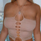 Angelic Knit Halter Top