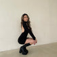 Back At You Long Sleeved Dress